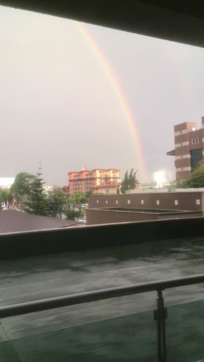 Regenbogen nach Gewitter Sunis Kumköy Beach Resort Hotel & Spa
