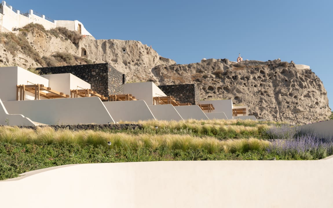 Gartenanlage Santo Mine Oia Suites