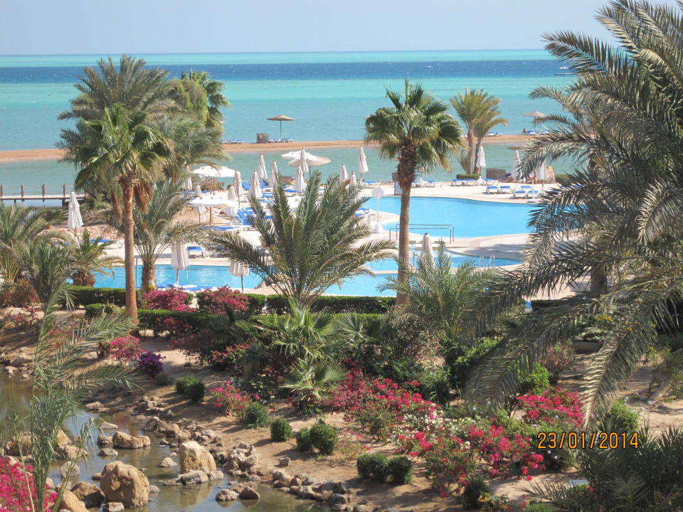 Blick zum Roten Meer Mövenpick Resort & Spa El Gouna
