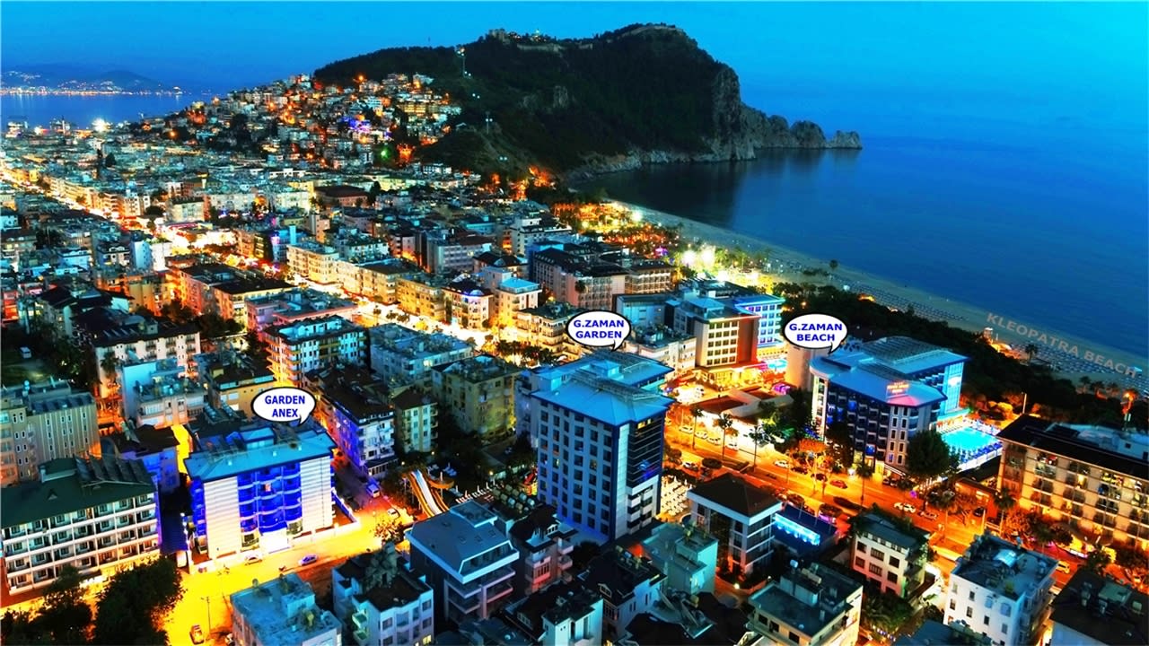 Ausblick Hotel Grand Zaman Beach