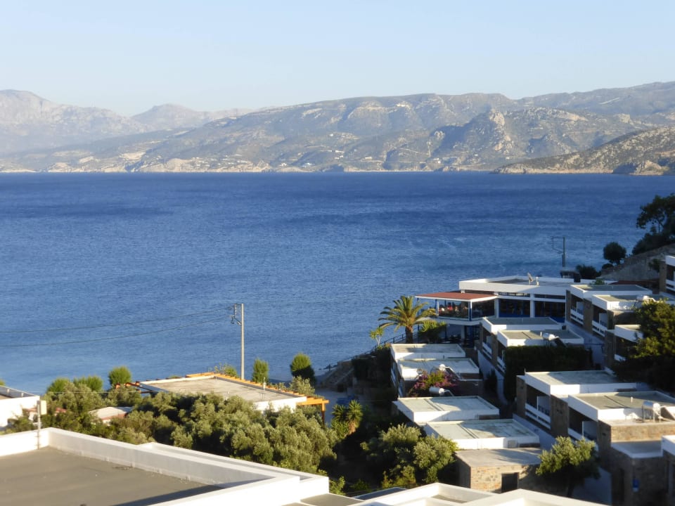 Blick auf dem Balkon Ariadne Beach Hotel