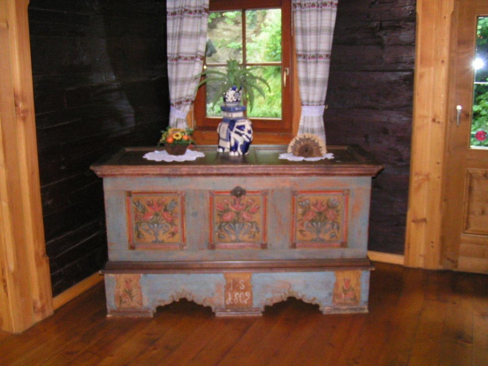 Blickfang vor dem Zimmer Pension Heilbad Burgwies