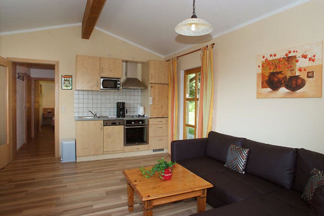 FW Bayerwaldblick Wohnküche Waldpension & FeWo