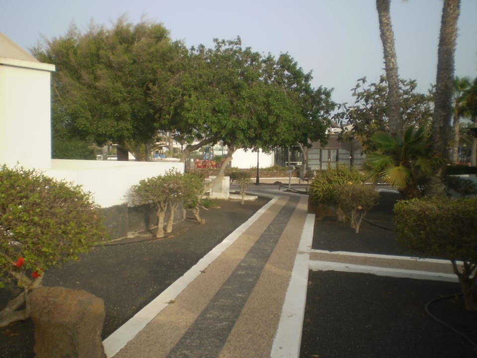 Weg zwischen den Bungalows Bungalows Playa Limones