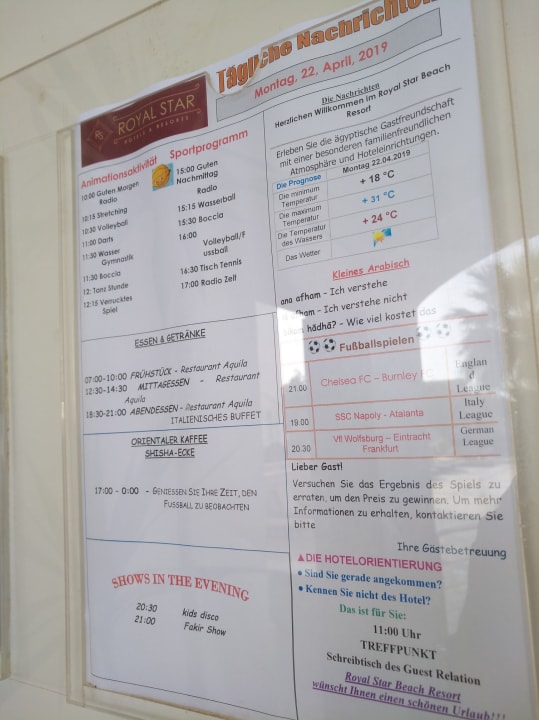 Sonstiges Royal Star Beach Resort