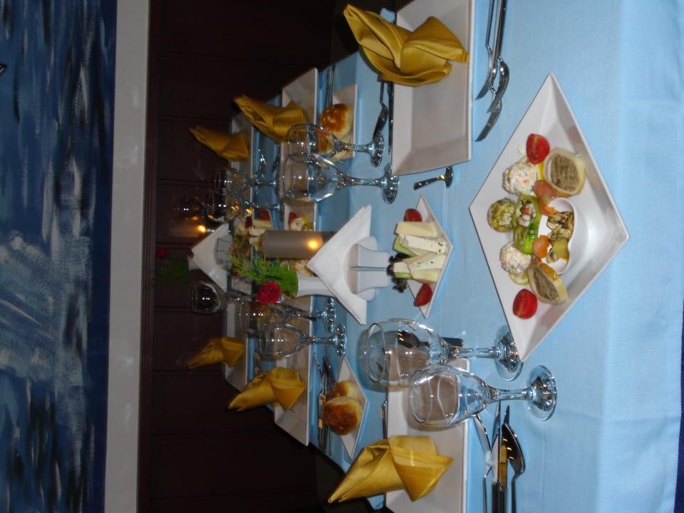 Fischrestaurant Vorspeise Royal Atlantis Beach Hotel