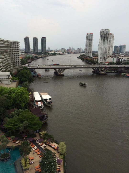 Blick auf den Chao Phraya River Shangri-La Hotel, Bangkok