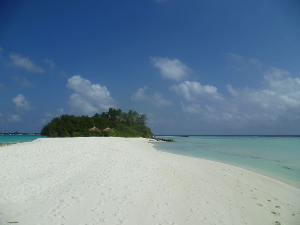 Auf der Sandbank Kuramathi Maldives
