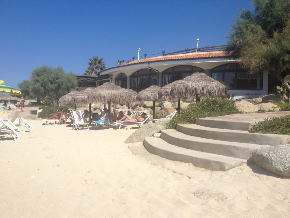 Strand mit Restaurant Hotel Villaggio Il Gabbiano