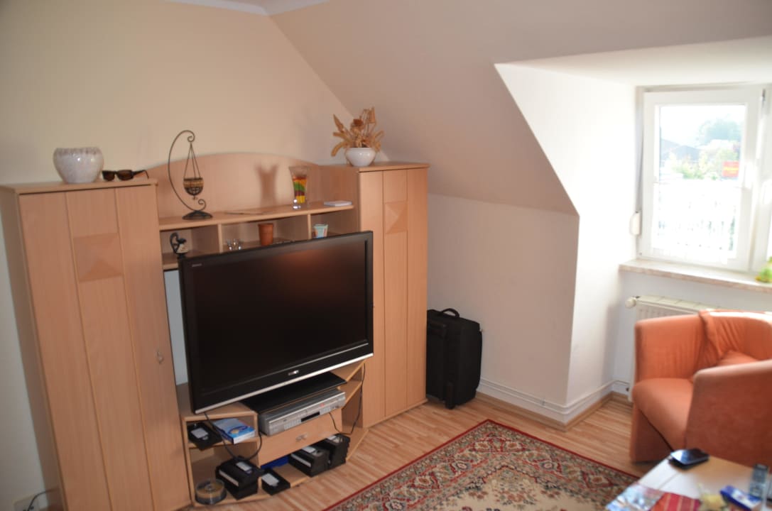 Wohnzimmer Ferienwohnung Bergner