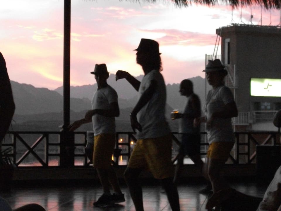 Animation am Abend Albatros Sharm Resort