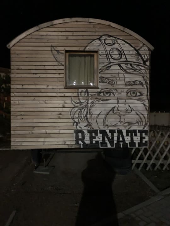 Außenansicht Bretterbude Heiligenhafen