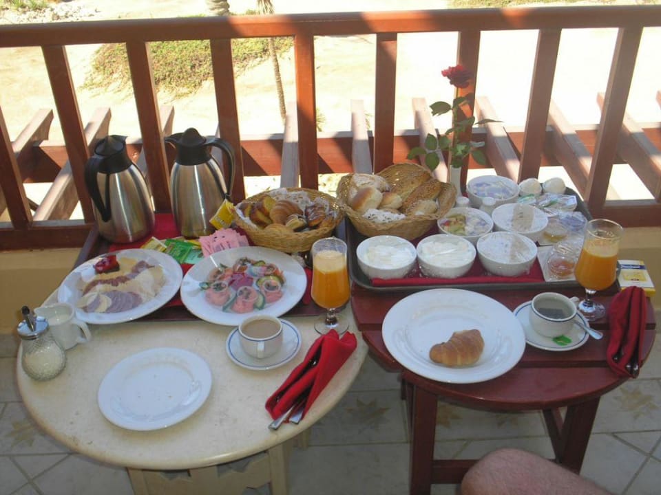 Frühstück auf dem Balkon ROBINSON SOMA BAY