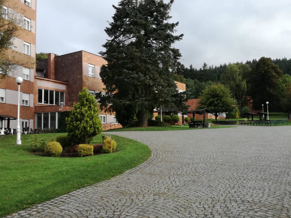 Eingang vom Garten Hotel Agricola