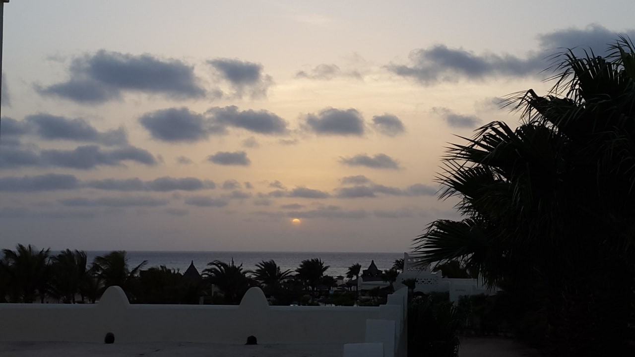 Sonnenuntergang  Hotel Riu Karamboa