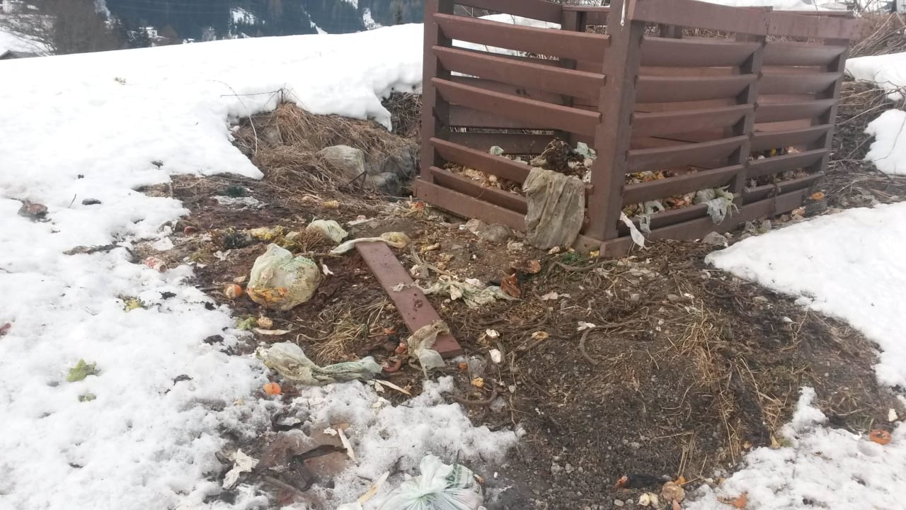 Biomüll ArlBerglife Ferienresort