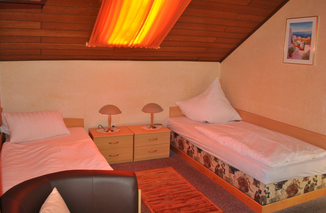 Zimmer mit getrennten Betten Landhotel Spessartruh