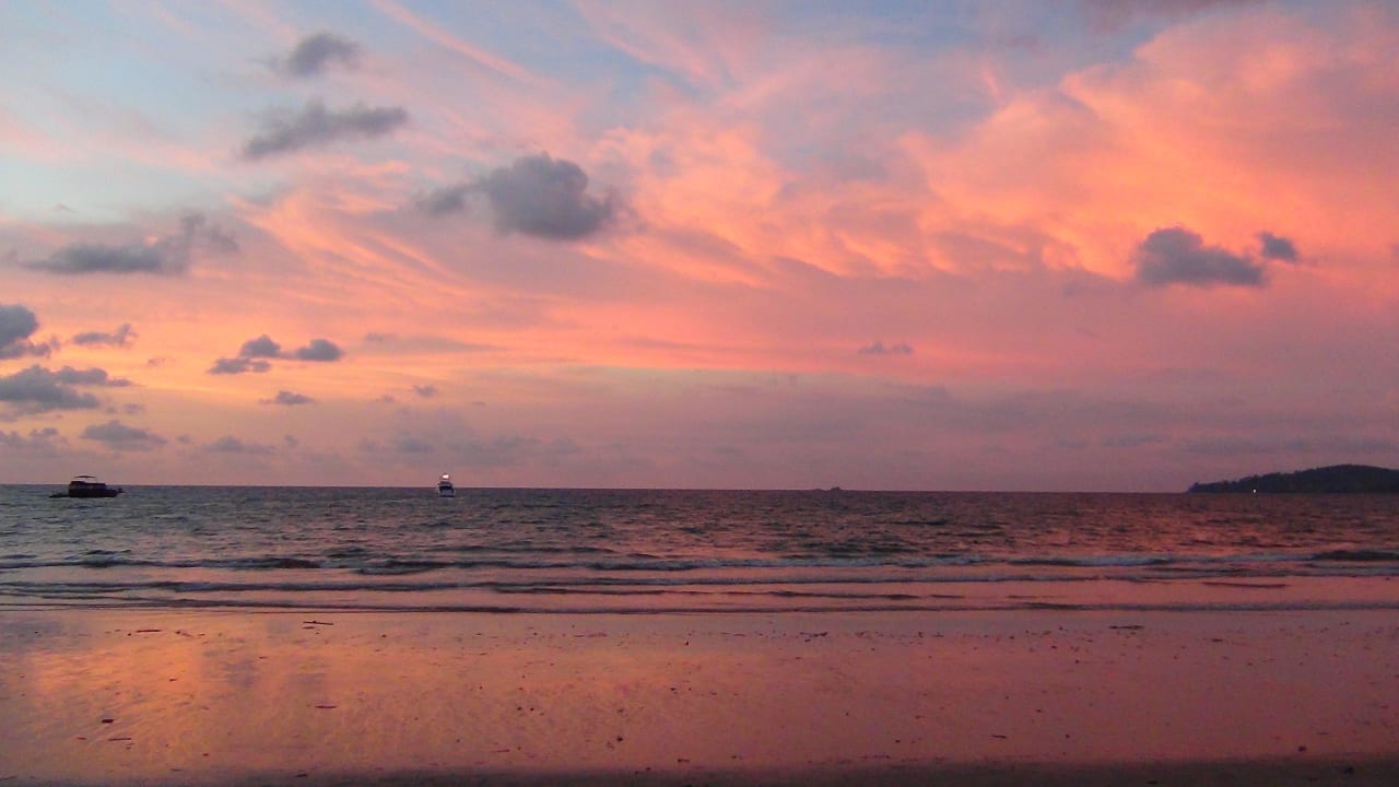 Sonnenuntergang am Hotel-Strand Best Western Premier Bangtao Beach Resort & Spa