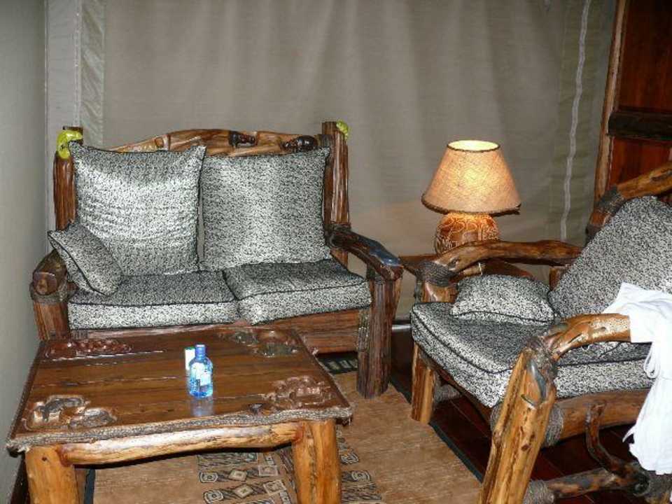 Gemütliche Sitzecke Royal Mara Safari Lodge