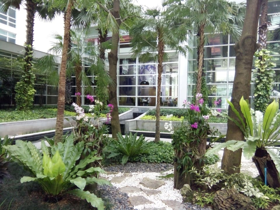 Gartenanlage Hotel Pullman Bangkok King Power