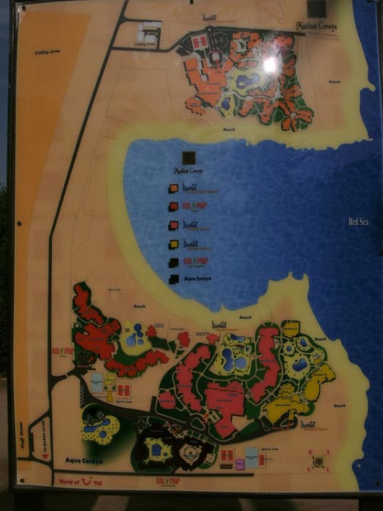 Coraya - Bucht mit allen Hotels Jaz Dar EL Madina