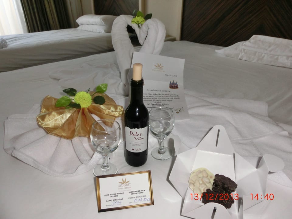 Alles Gute zu Ihrem Geburtstag Aydinbey Kings Palace & Spa