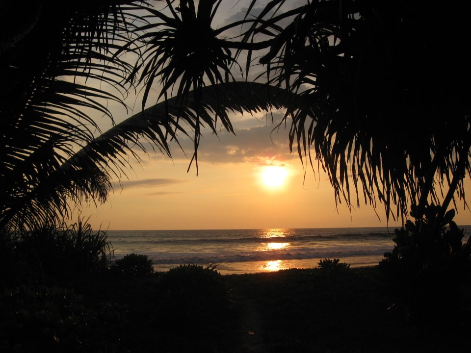 Strand am Abend Hotel Panchi Beach