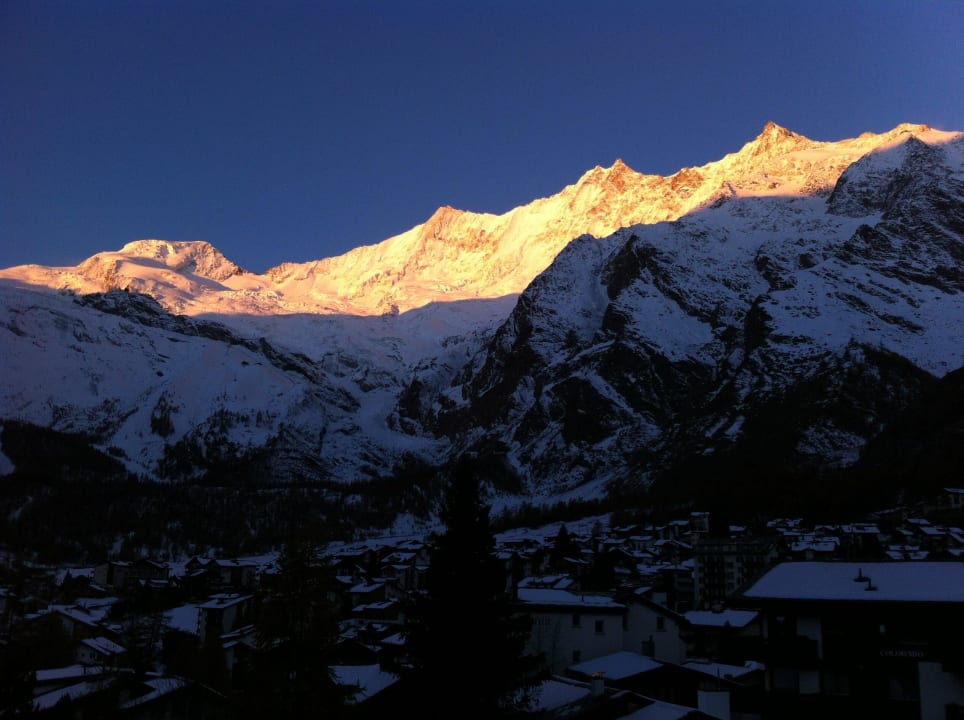 Blick auf die höchsten Berge der Schweiz Ferienwohnung Astor