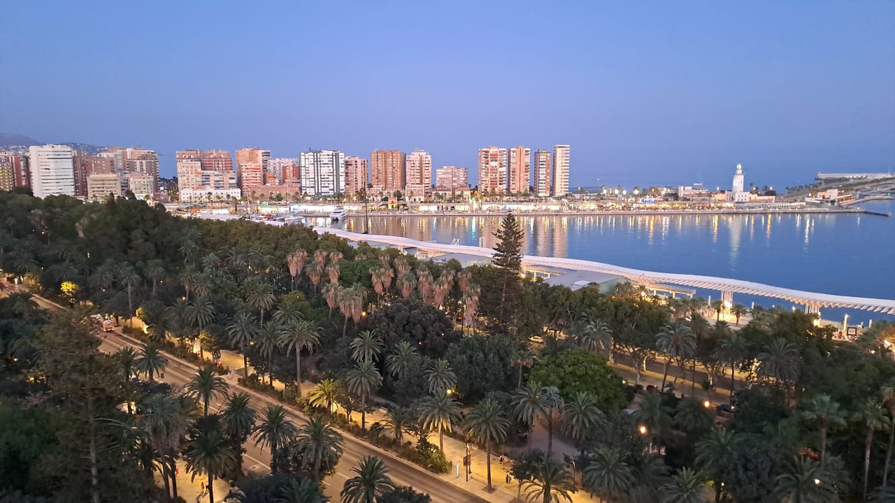 Ausblick Hotel Ac Malaga Palacio