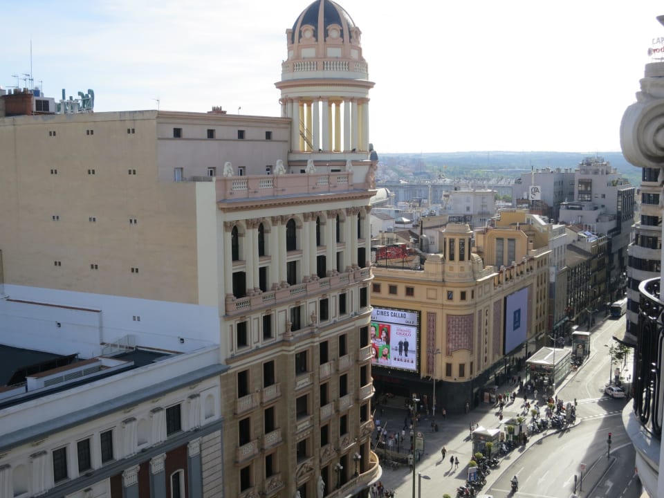 Blick von Dachterrasse Hotel Atlantico