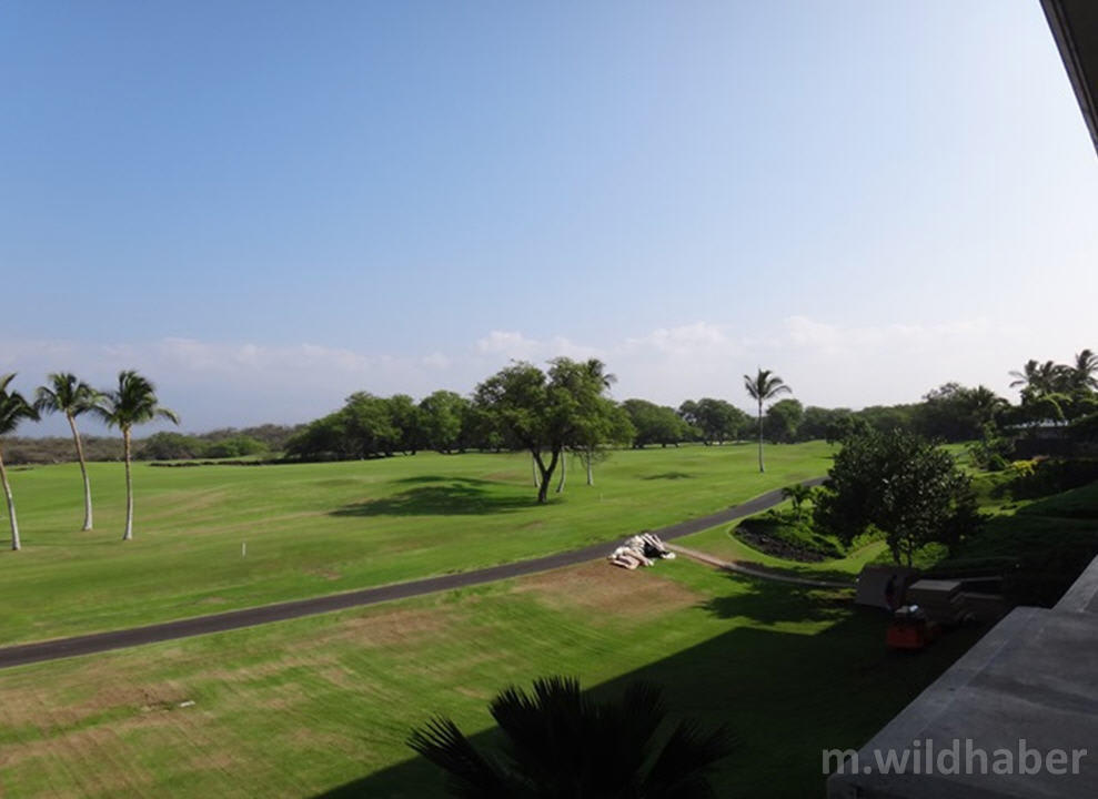 Zimmerausblick Richtung Golfplatz Hotel The Fairmont Orchid Hawaii