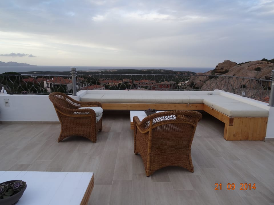 Von der Dachterrasse Hotel Dolce Vita