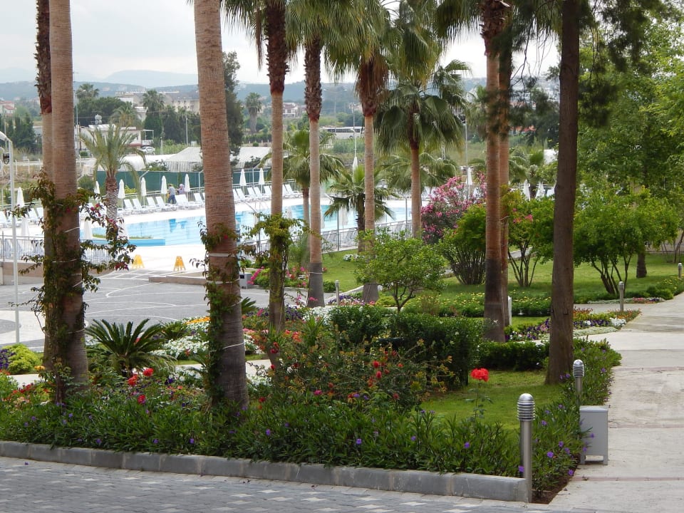 Blick zum Sportpool Club Sidelya Hotel