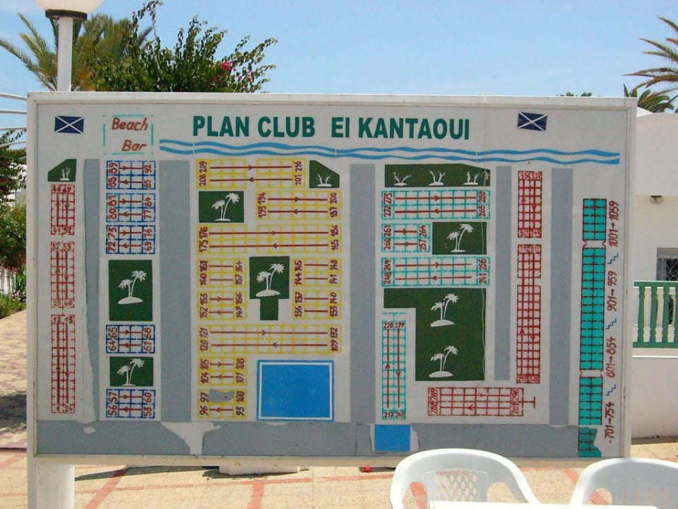 Lageplan der Anlage El Mouradi Club Kantaoui