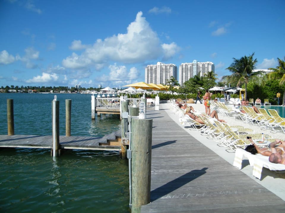 Bootssteg des Hotels Hotel The Standard Miami