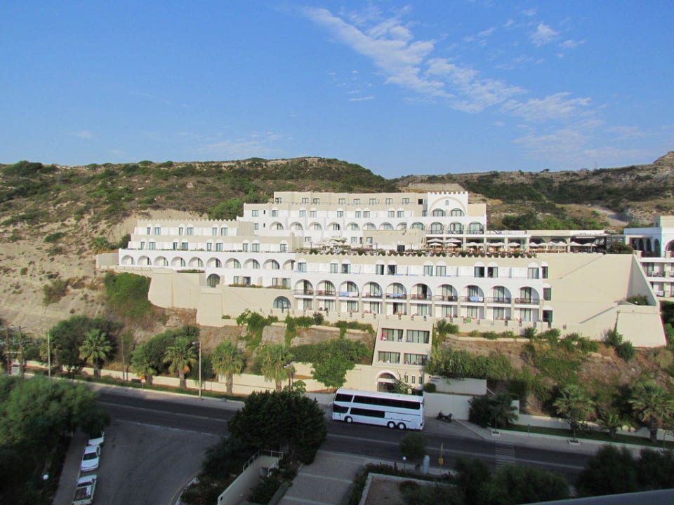 Calypso Palace vom Balkon Hotel Calypso Beach