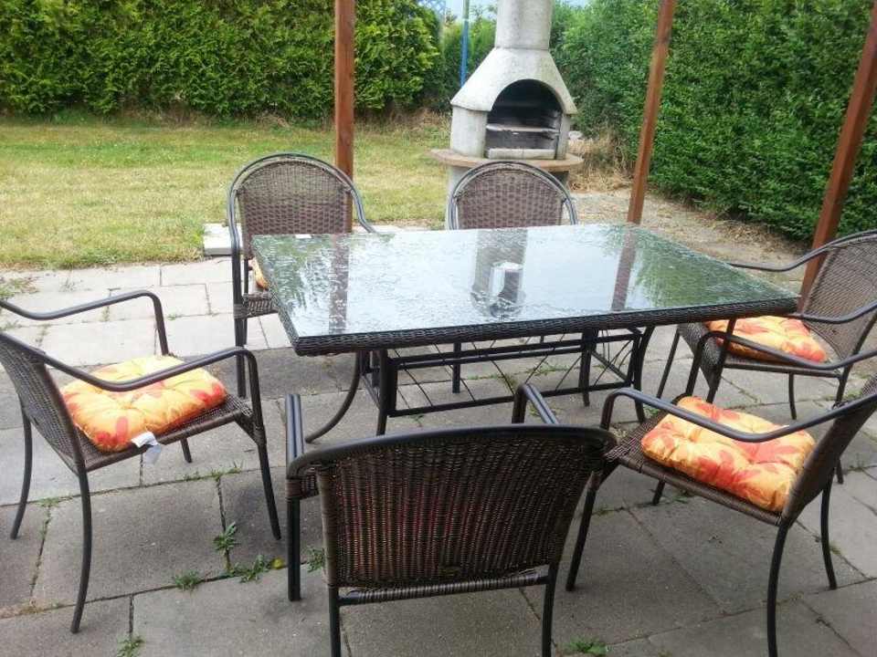 Sitzgruppe aussen Ferienwohnung Ostseeperle