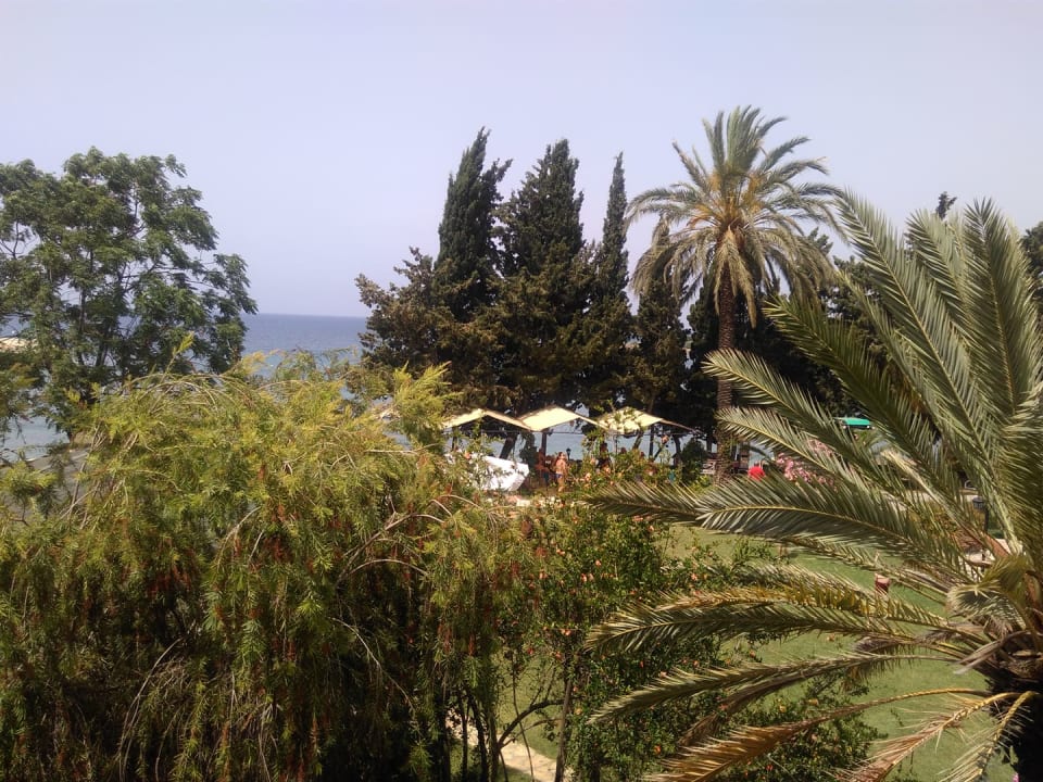 Blick von unserem Hotelzimmer Incekum Su Hotel