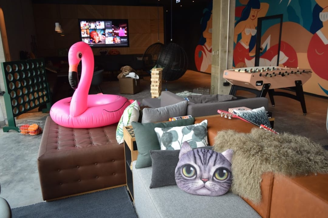 Lobby Moxy Copenhagen Sydhavnen
