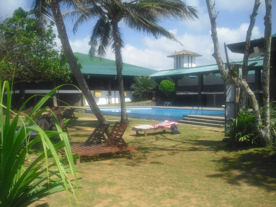 Aussicht vom Strand  Hotel Koggala Beach