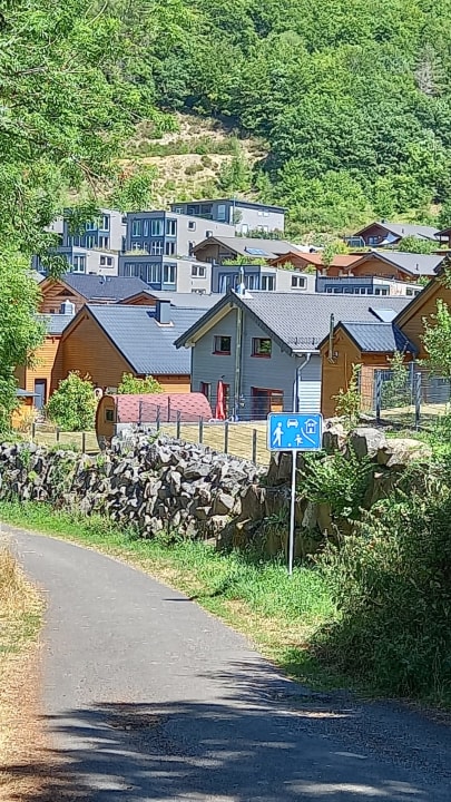 Außenansicht Eifel & See - Ferienhäuser am Waldsee Rieden/Eifel