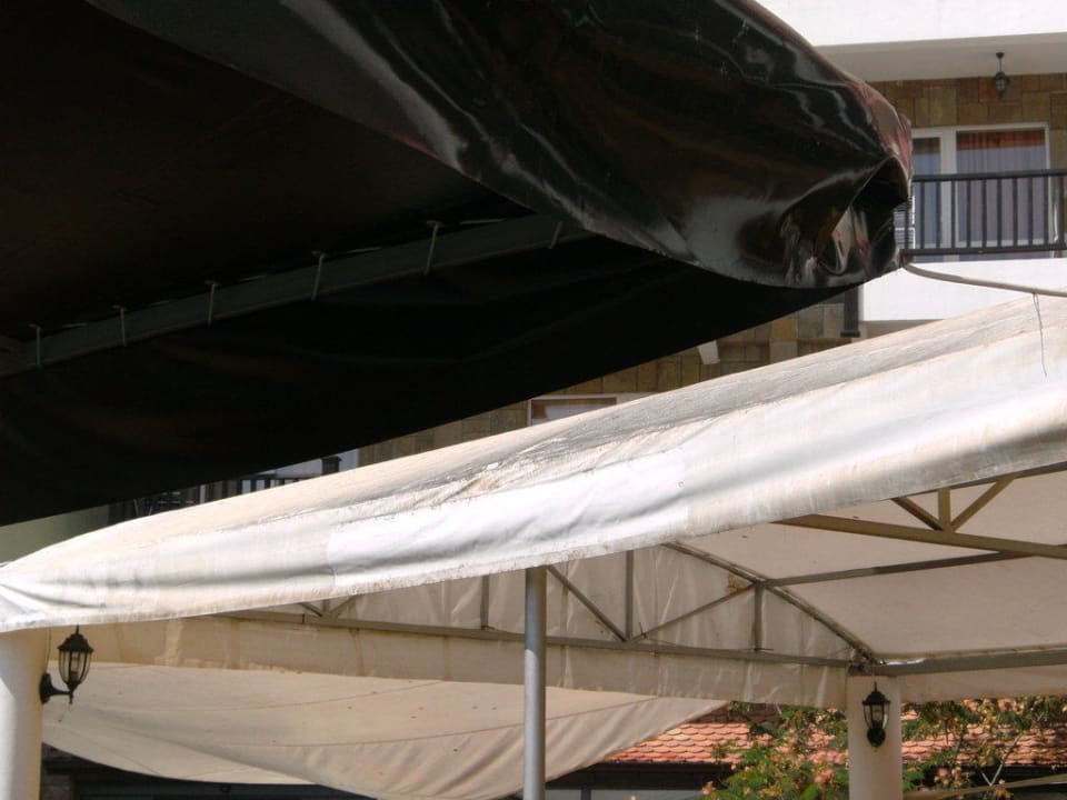 Überdachung Essenesterrasse lecker Bella Vista Beach Club