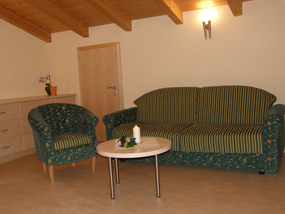Gemütlicher Wohnbereich Apartment Arnika