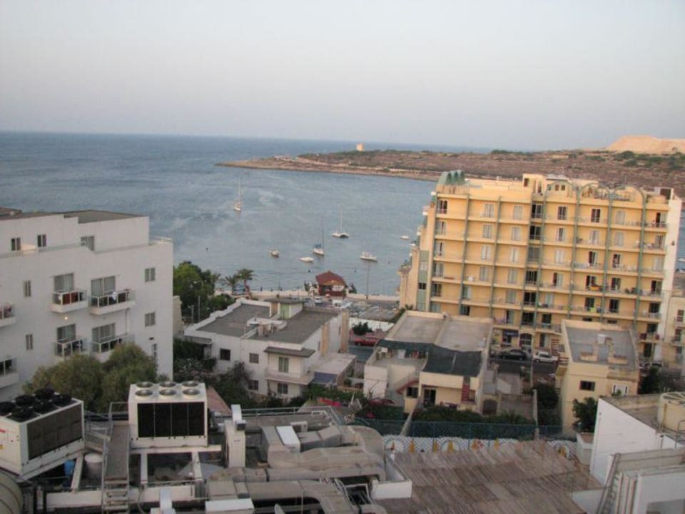 Blick vom Balkon zum Meer Hotel Il Palazzin