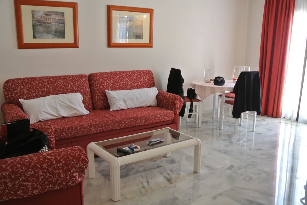 Wohn- und Kochbereich Apartamentos Casablanca