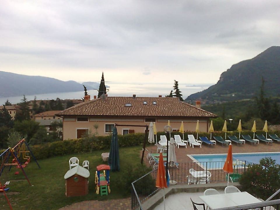 Aussicht vom Balkon des Appartments Hotel Elisa