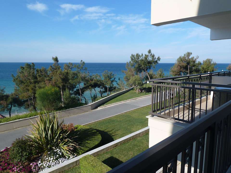 Blick vom Balkon aus Meer Ikos Oceania