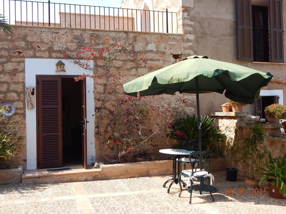 Blick auf unsere Wohnung Finca Son Marimon