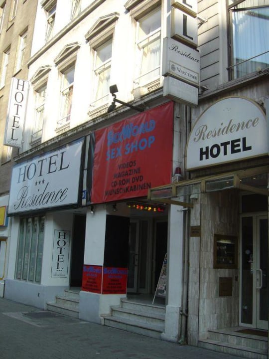 Eingangsbereich von außen Hotel Residence am Hauptbahnhof