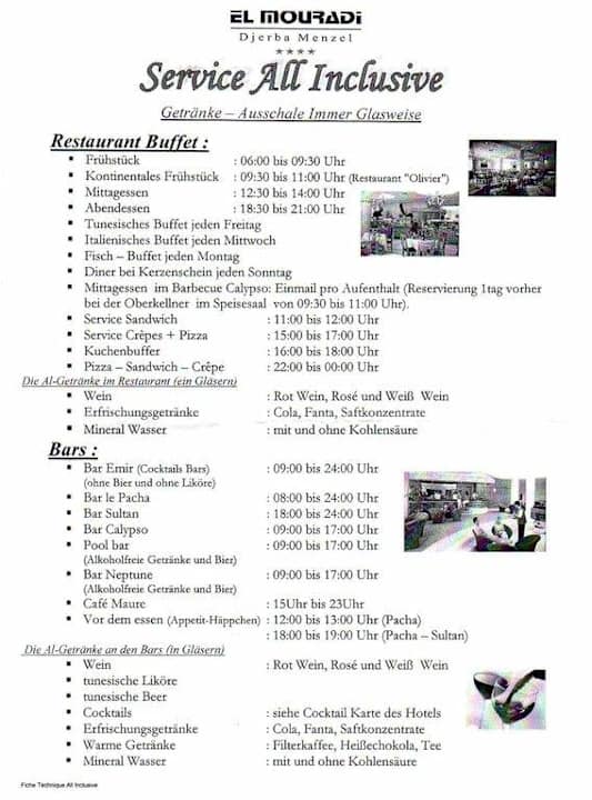 Barübersicht Hotel El Mouradi Djerba Menzel